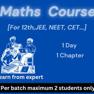 12th, JEE,NEET,CET... Maths Course